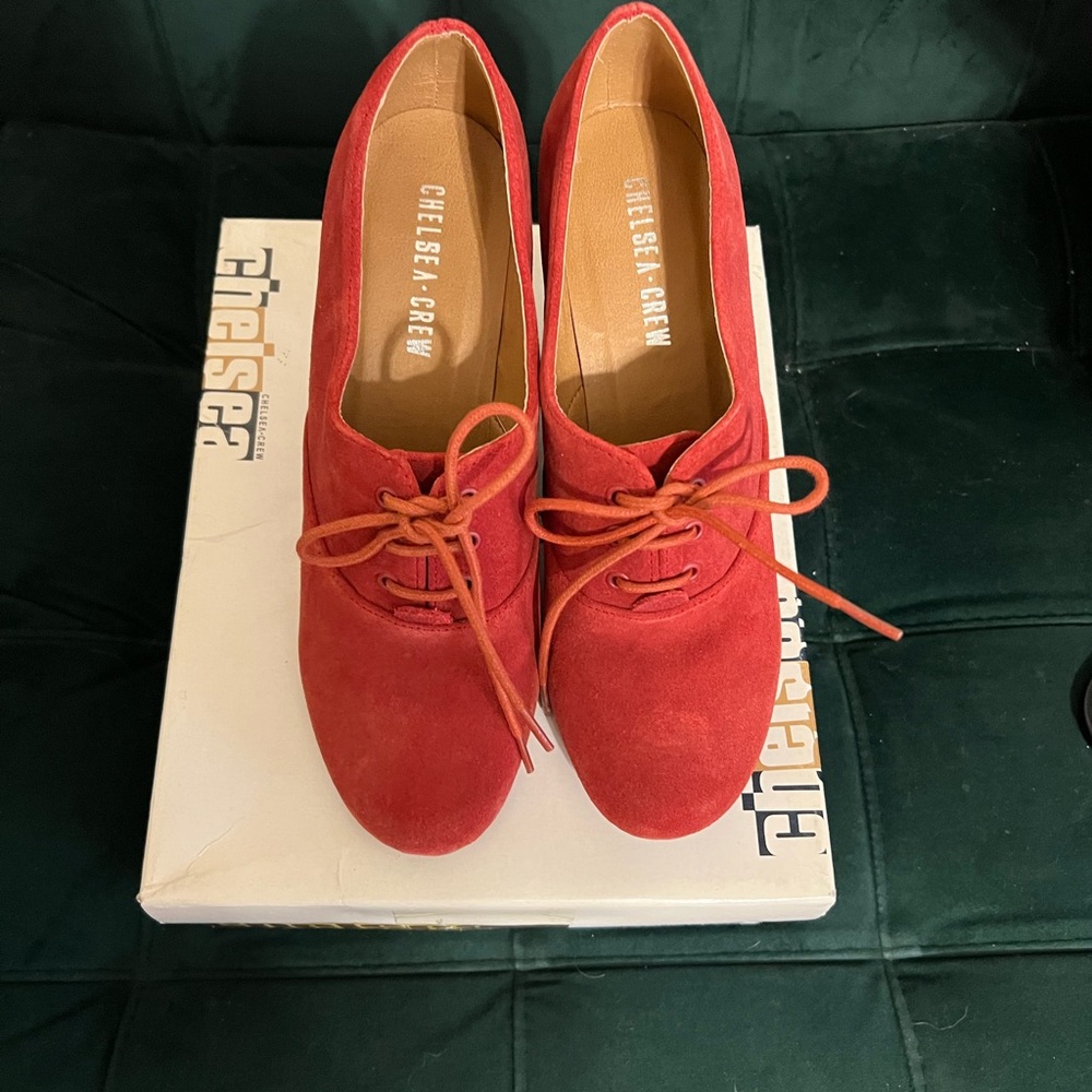 Chelsea Crew Women's Red Platform Shoes